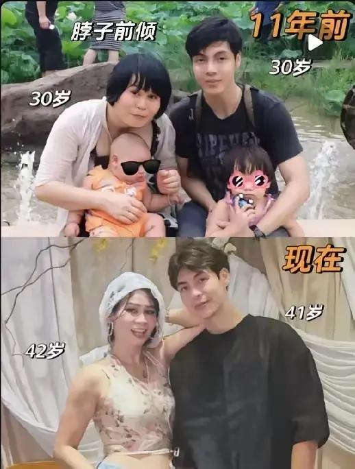 生娃后十年的变化，是不是变美了？你们老婆变化大吗
