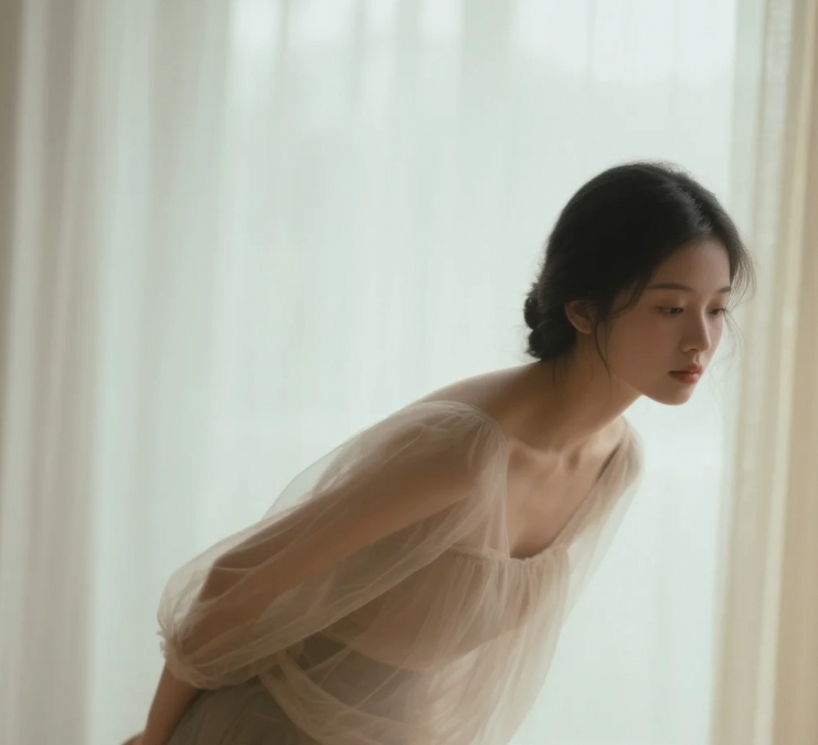 有夜风掀动帘栊，送来隔世海棠的残香。