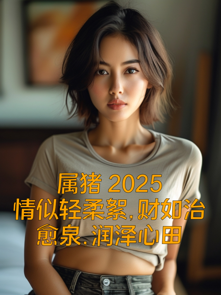 属猪2025：情似轻柔絮，财如治愈泉，润泽心田