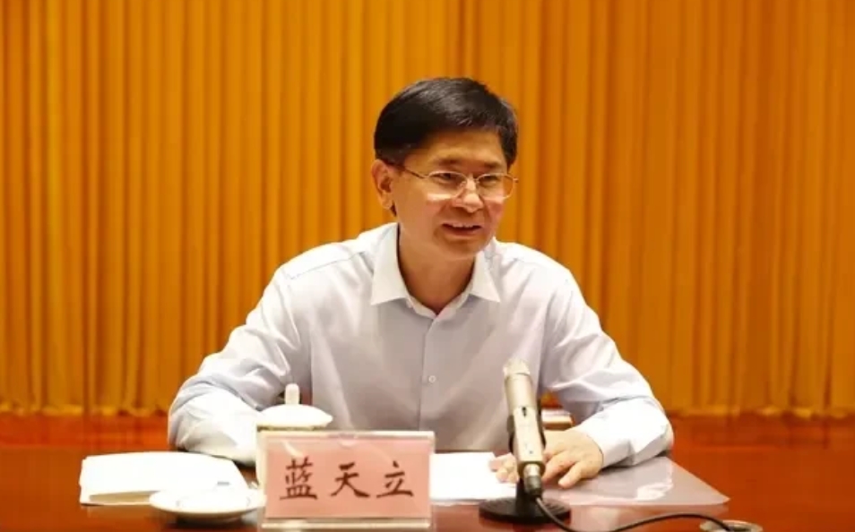 5 月 10 日，蓝天立曾带队到三个地市调研工作，督导检查生态环境保护问题整改工