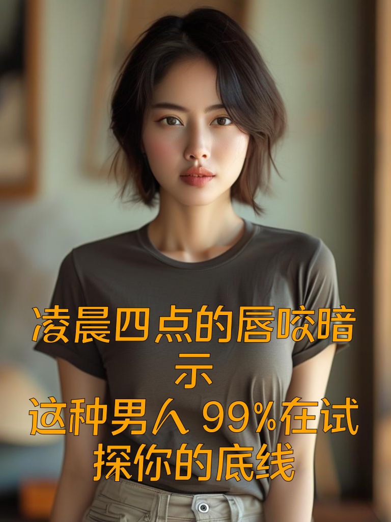 凌晨四点的唇咬暗示：这种男人99%在试探你的底线
