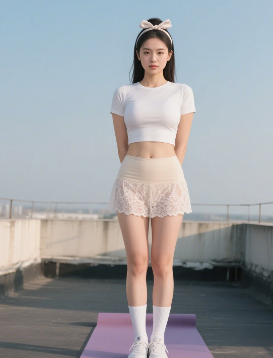 倒立时的优雅曲线 这核心力量太撩人