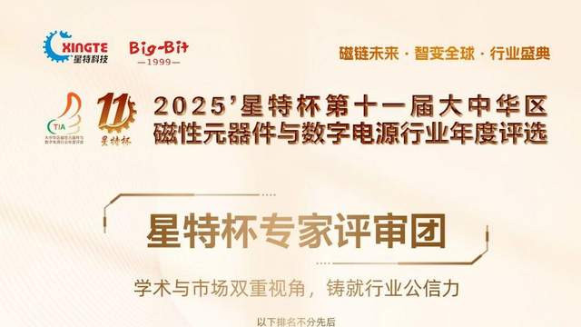 磁性元件与电源行业评选评审团公布