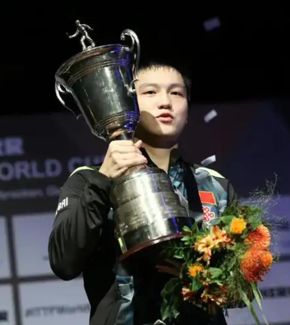 樊振东六次世界杯单打成绩。
第一次2015年，樊振东决赛0比4马龙，亚军。
第二