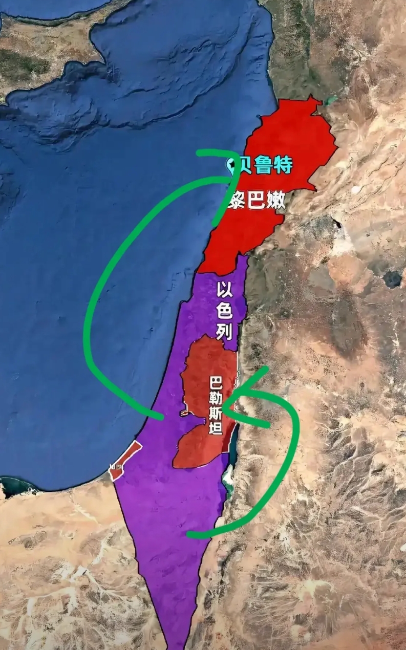它欺负巴勒斯坦你们看热闹，它揍伊朗你们也隔岸观火，这回好了把他俩都打服了，开始打