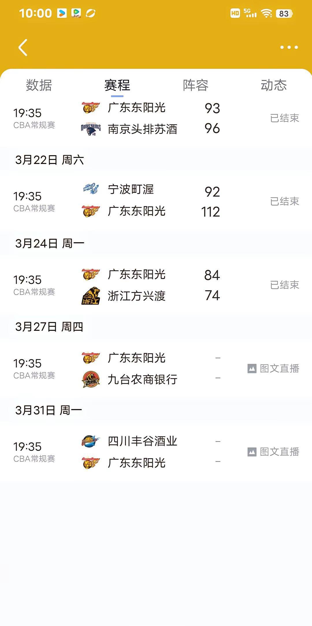广东男篮本赛季常规赛仅剩两场比赛：主场迎战吉林，客场挑战四川。目前形势来看，广东