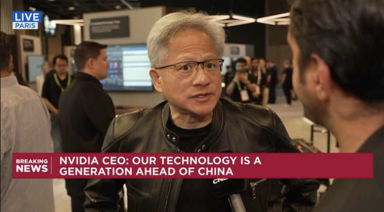 Nvidia 首席执行官告诉 CNBC，如果美国不参与，华为“已经覆盖了中国”