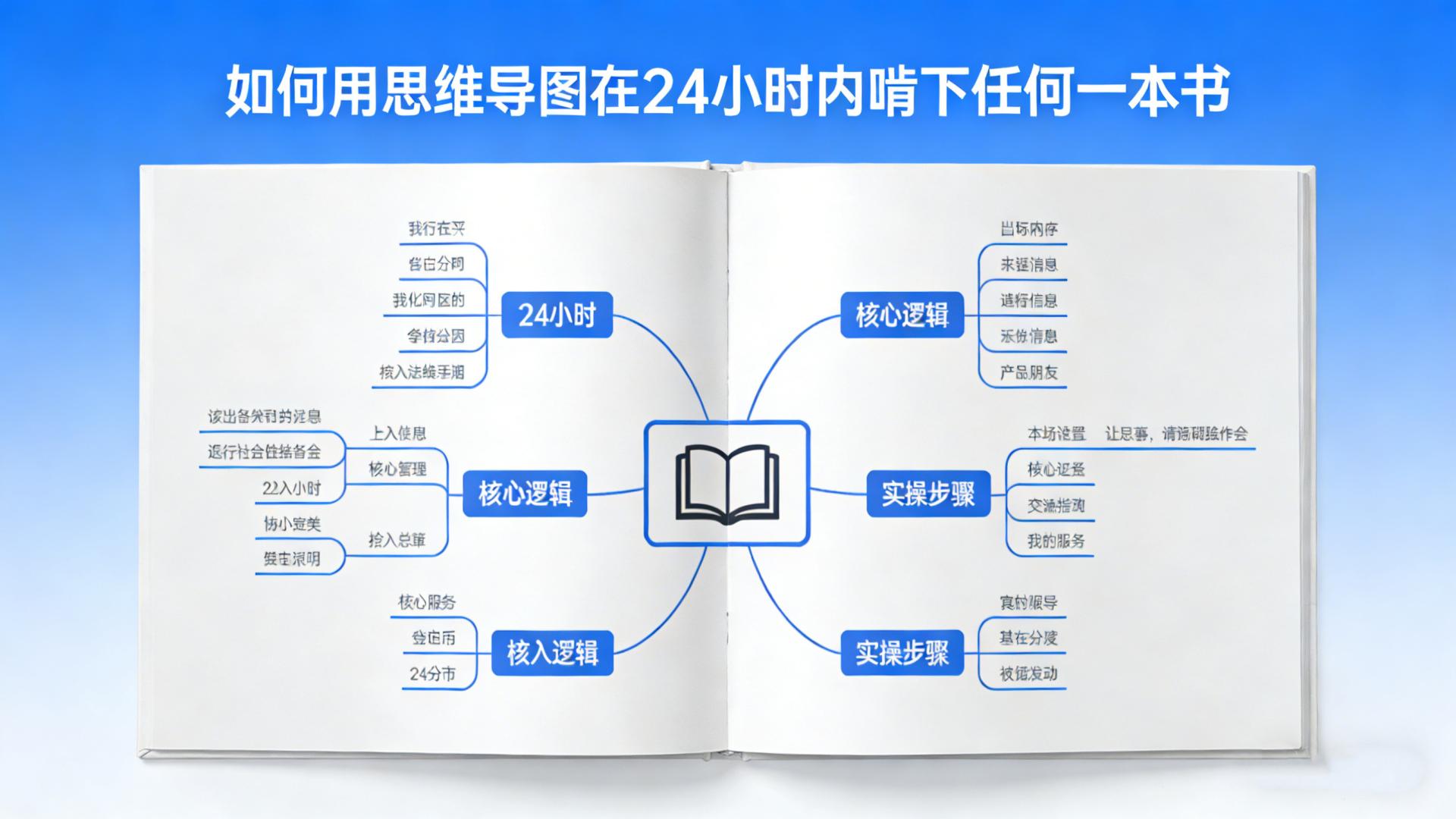如何用“思维导图”在24小时内啃下任何一本书