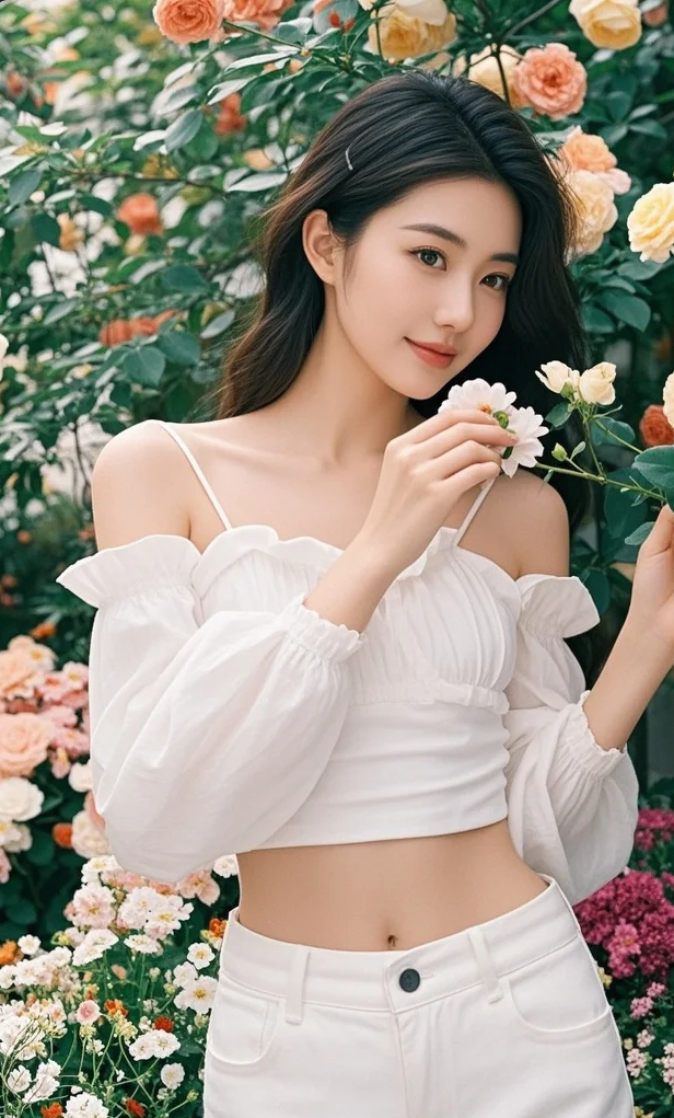 「奔跑吧少女！定格被风吹起的发丝与裙摆」