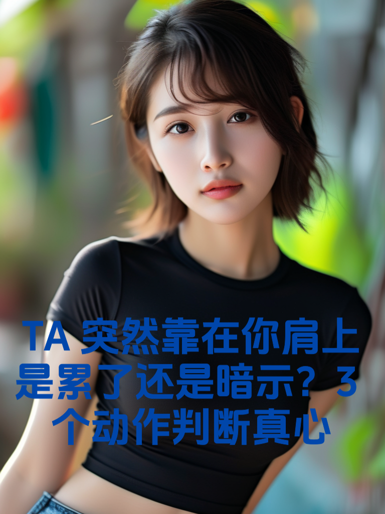 TA突然靠在你肩上，是累了还是暗示？3个动作判断真心