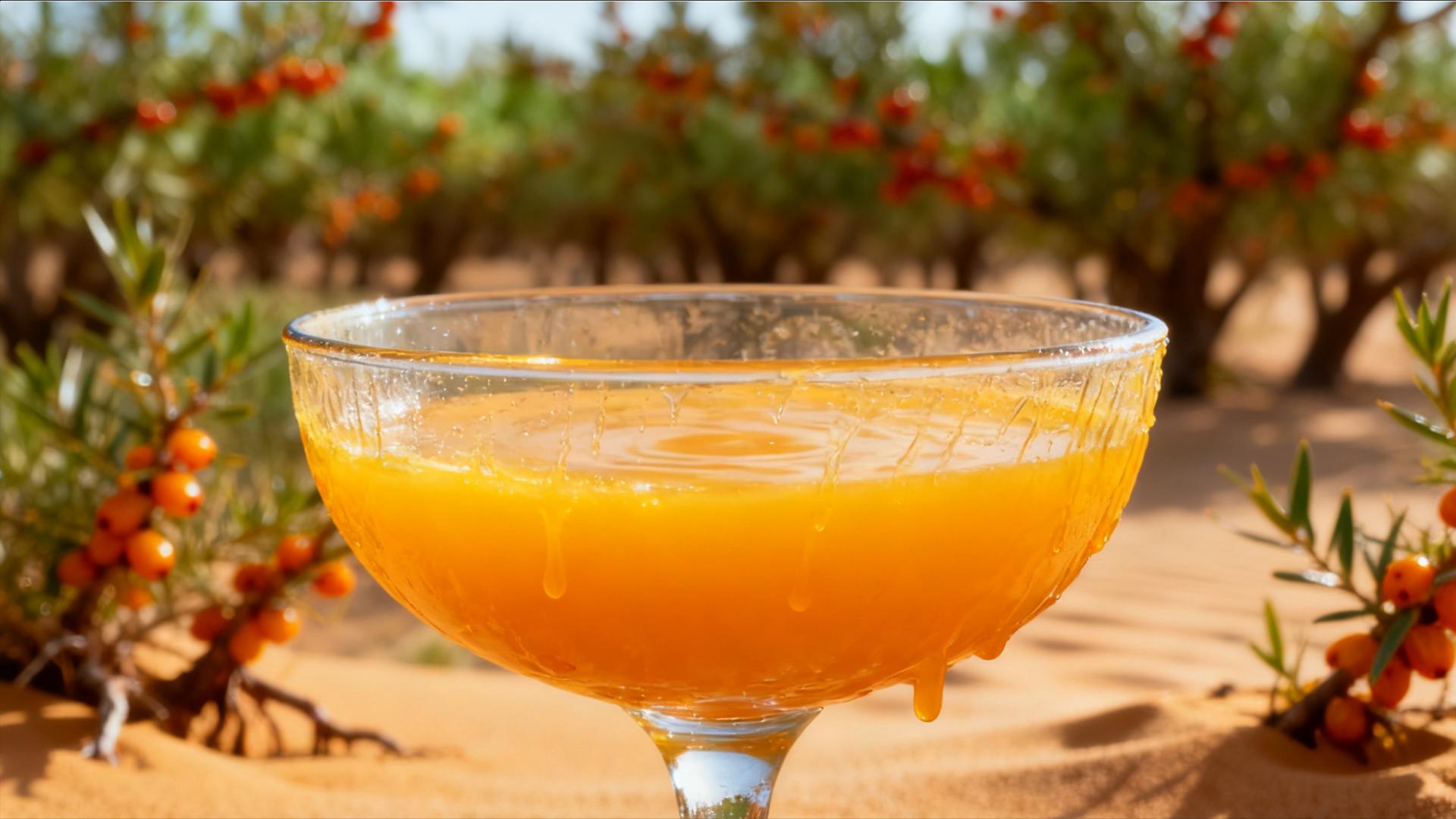 一杯右玉沙棘汁：品大漠绿洲交融之韵