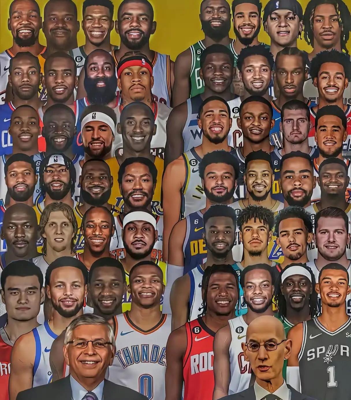 斯特恩的孩子和校花的孩子，对比发现还是以前的NBA好看！