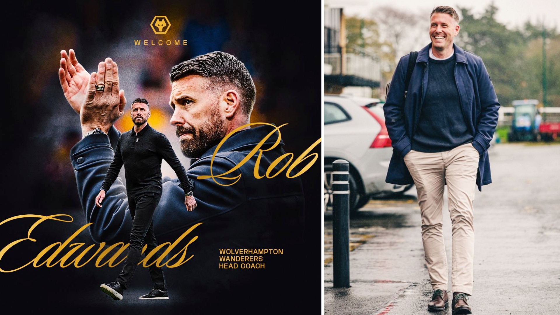 狼队官方消息：罗伯·爱德华兹成为新任主教练，签下三年半合同，开启第四段俱乐部生涯