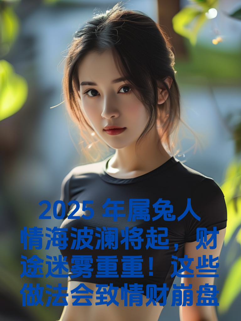 2025年属兔人：情海波澜将起，财途迷雾重重！这些做法会致情财崩盘