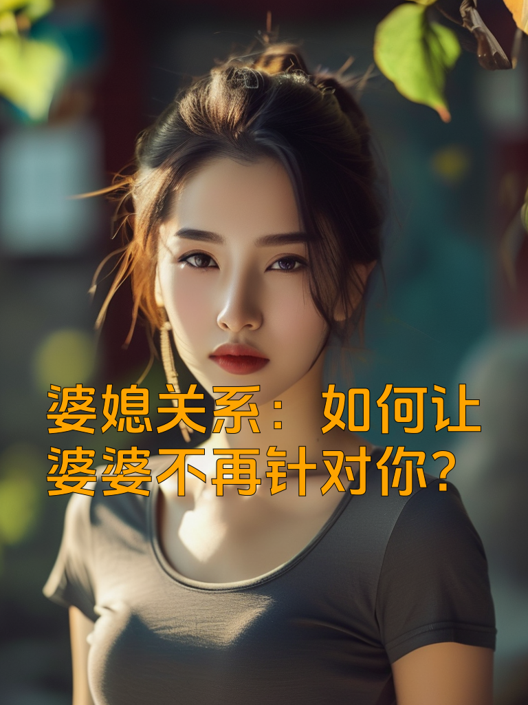 婆媳关系：如何让婆婆不再针对你？
