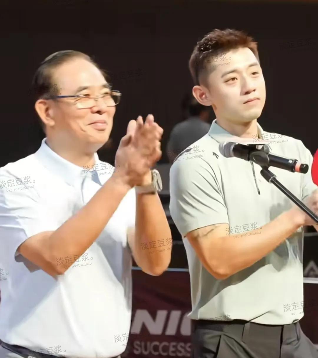 张继科是刘国梁的徒弟吧？那应该是蔡振华的“徒孙”对吧？两人同框也证明了张继科“天