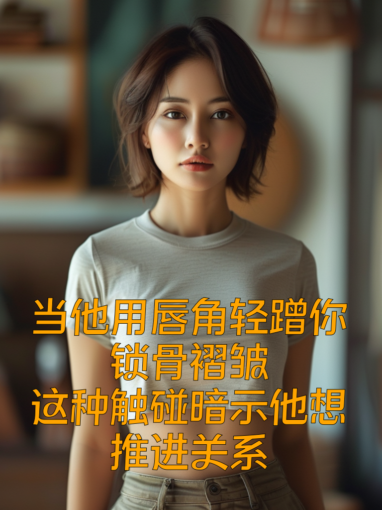 当他用唇角轻蹭你锁骨褶皱：这种触碰暗示他想推进关系