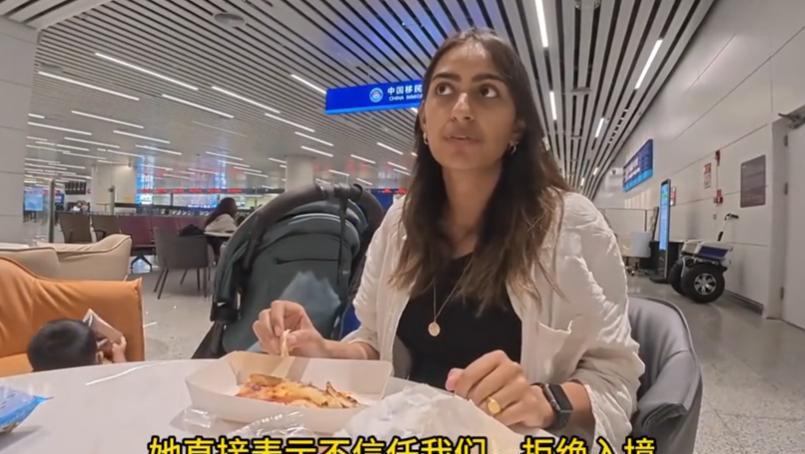 中国不太友好！广州，英国一家3口入境中国，结果刚下飞机，就被拒绝入境，无奈只能在