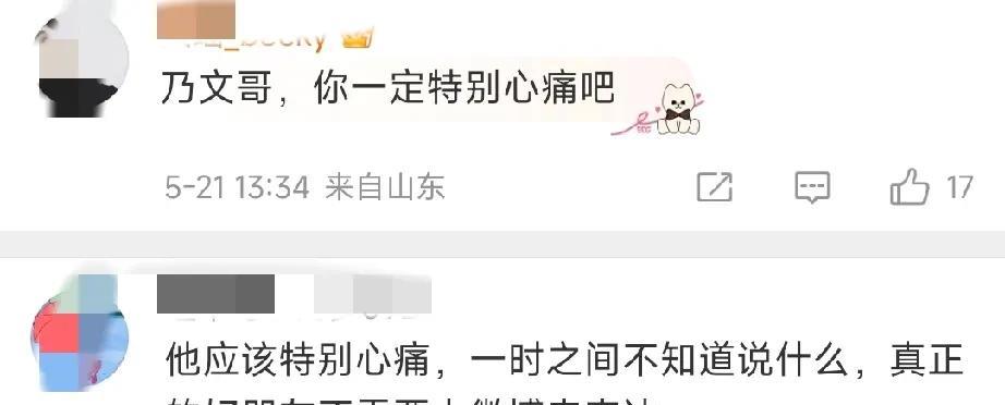 看到网友在李乃文微博评论区的留言，真的泪奔了！



一条条温暖又令人心碎的留言