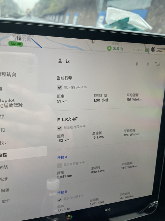 1618度天气能耗太低了
没开空调国道+部分市区工况