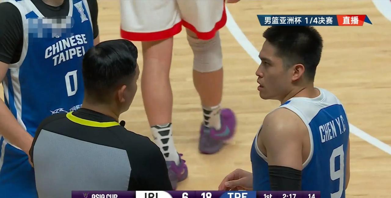 中国台北男篮球星陈盈骏真是球队的定海神针！在今天进行的中国台北男篮和伊朗男篮的亚