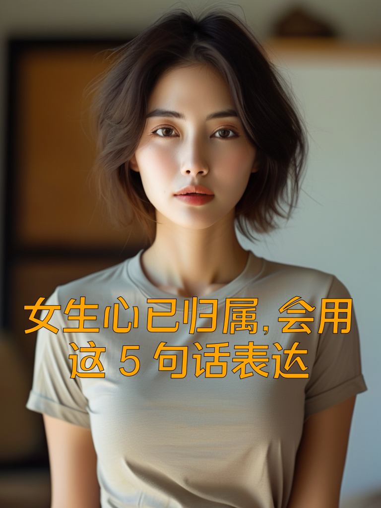 女生心已归属，会用这5句话表达