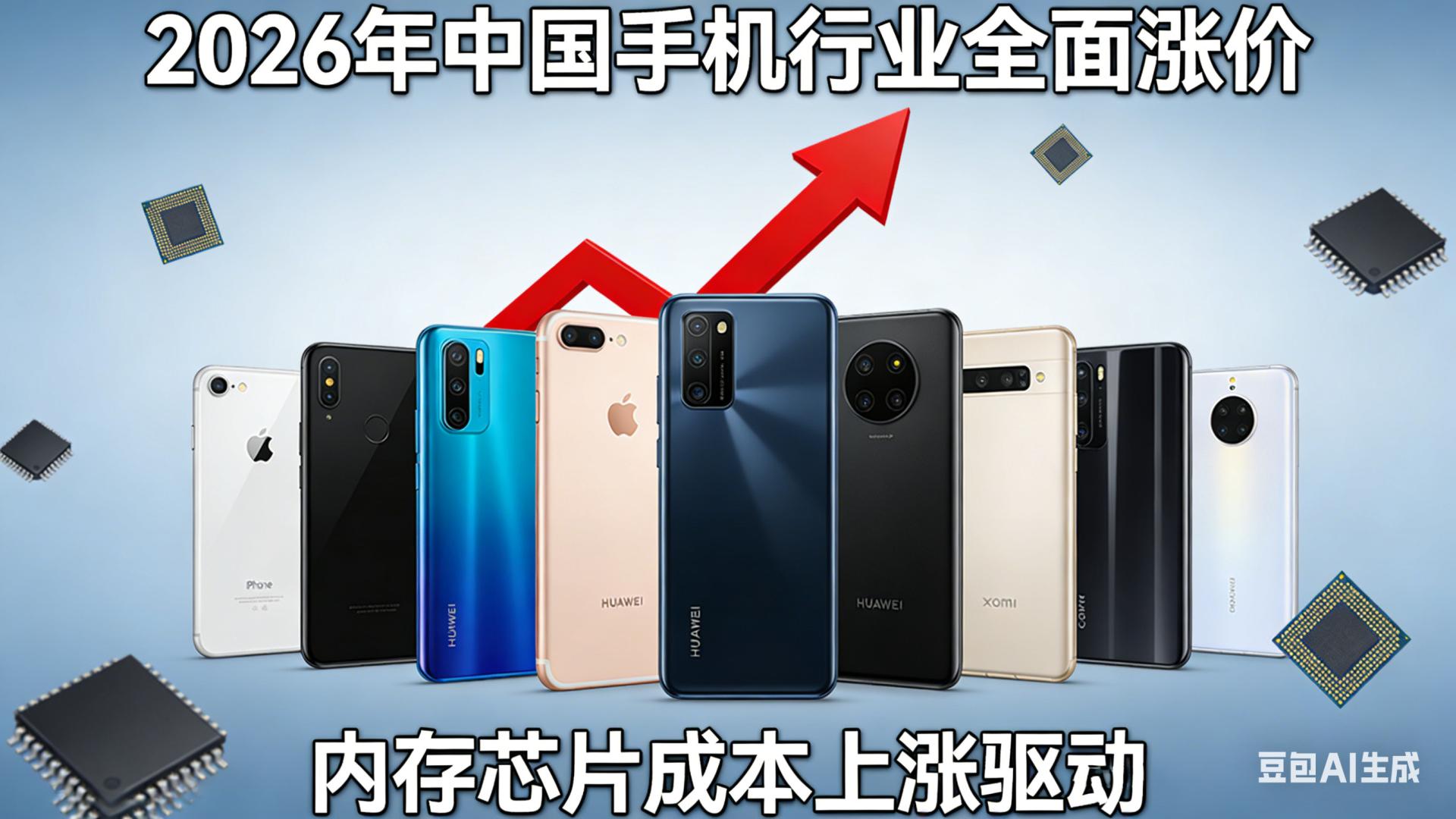 2026中国手机市场首次全品类普涨：3月新品最低涨千元