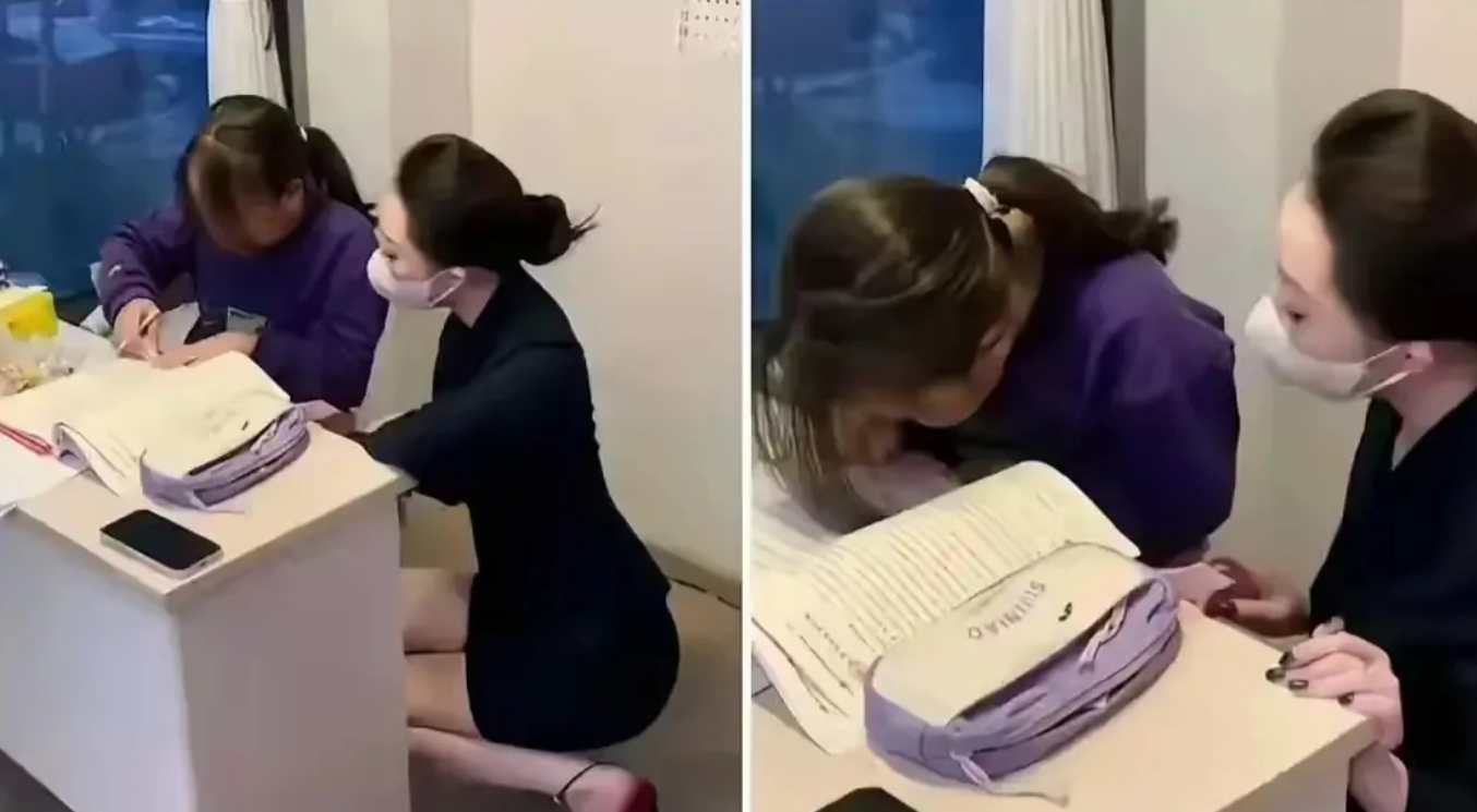 孩子不喜欢读书，只能给她请个家教来上课了