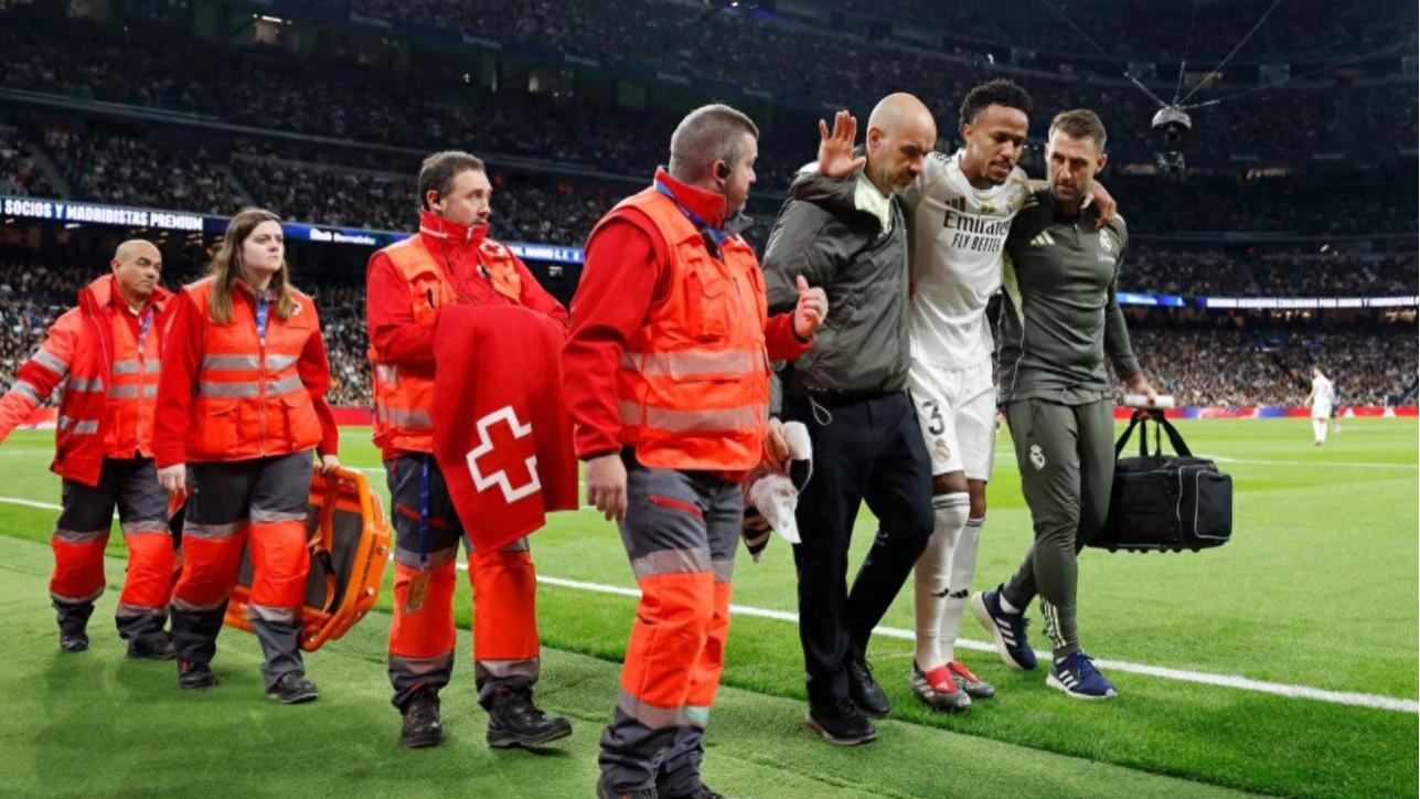 米利唐重伤缺阵四个月，皇马防线雪上加霜