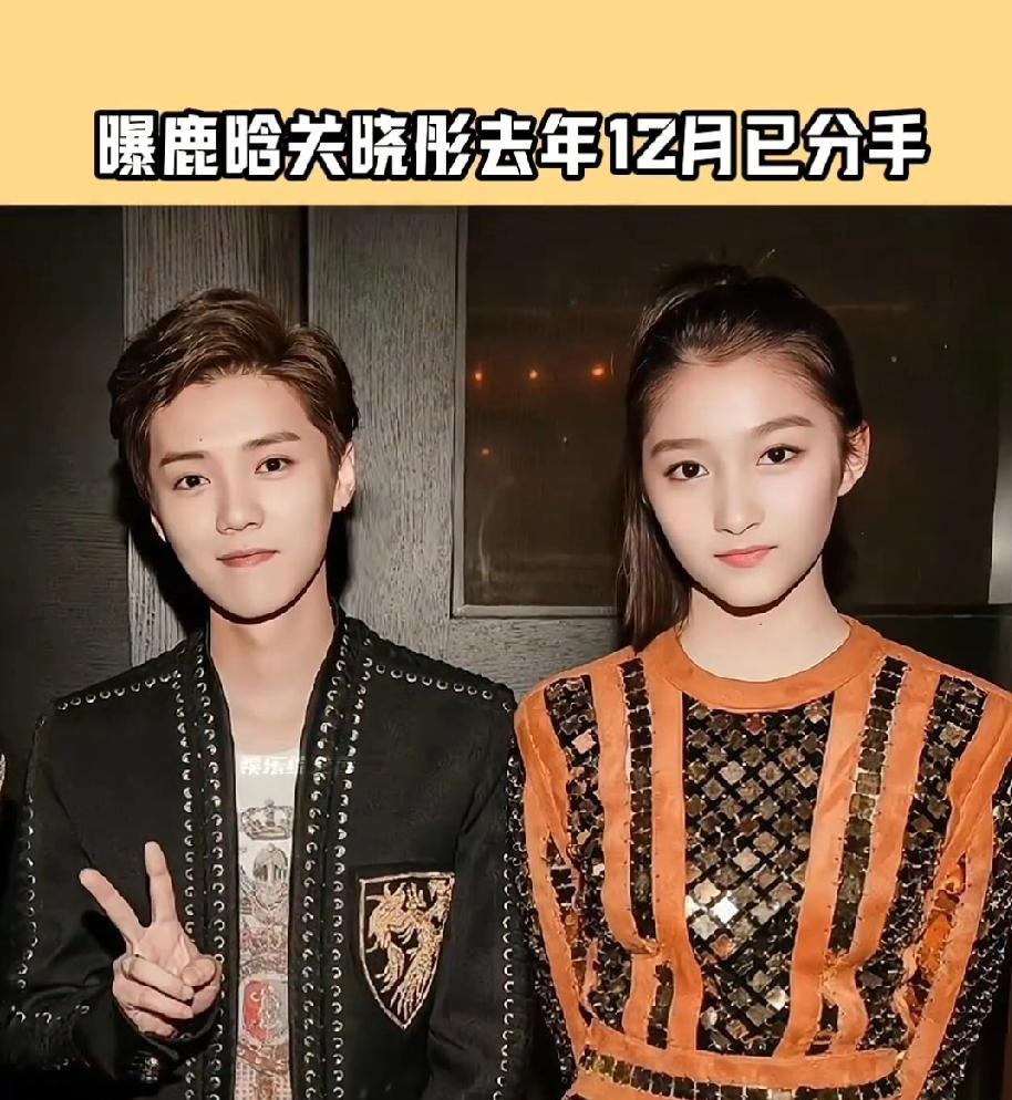 鹿晗都能被甩，这时代，就他们俩的那个经济实力我不相信有什么事业是需要分手了才能搞