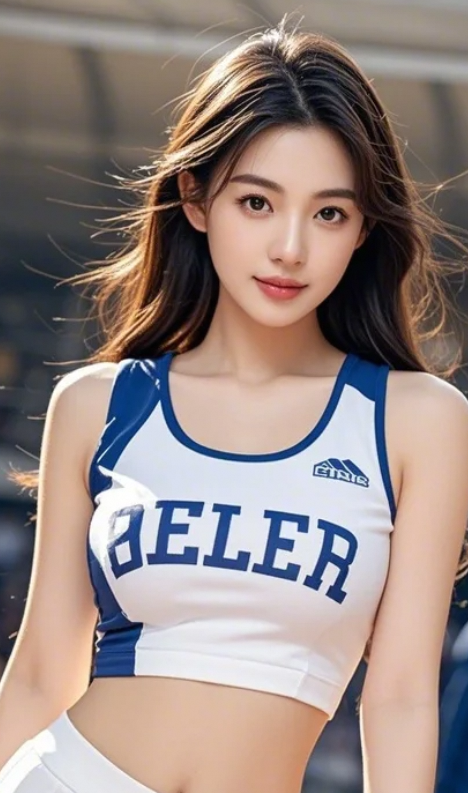 舞动激情，啦啦队女生的动感画卷