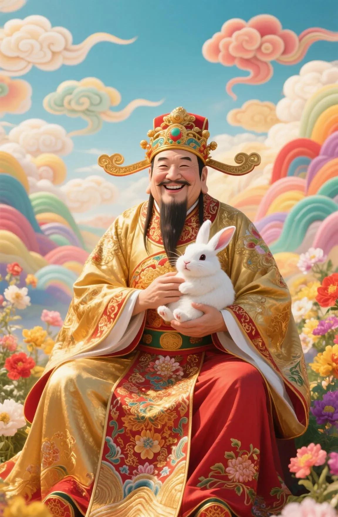 生肖属兔者留意！命理玄机显示，5月5日15点前，财运将现转机。
一笔巨额财富已在