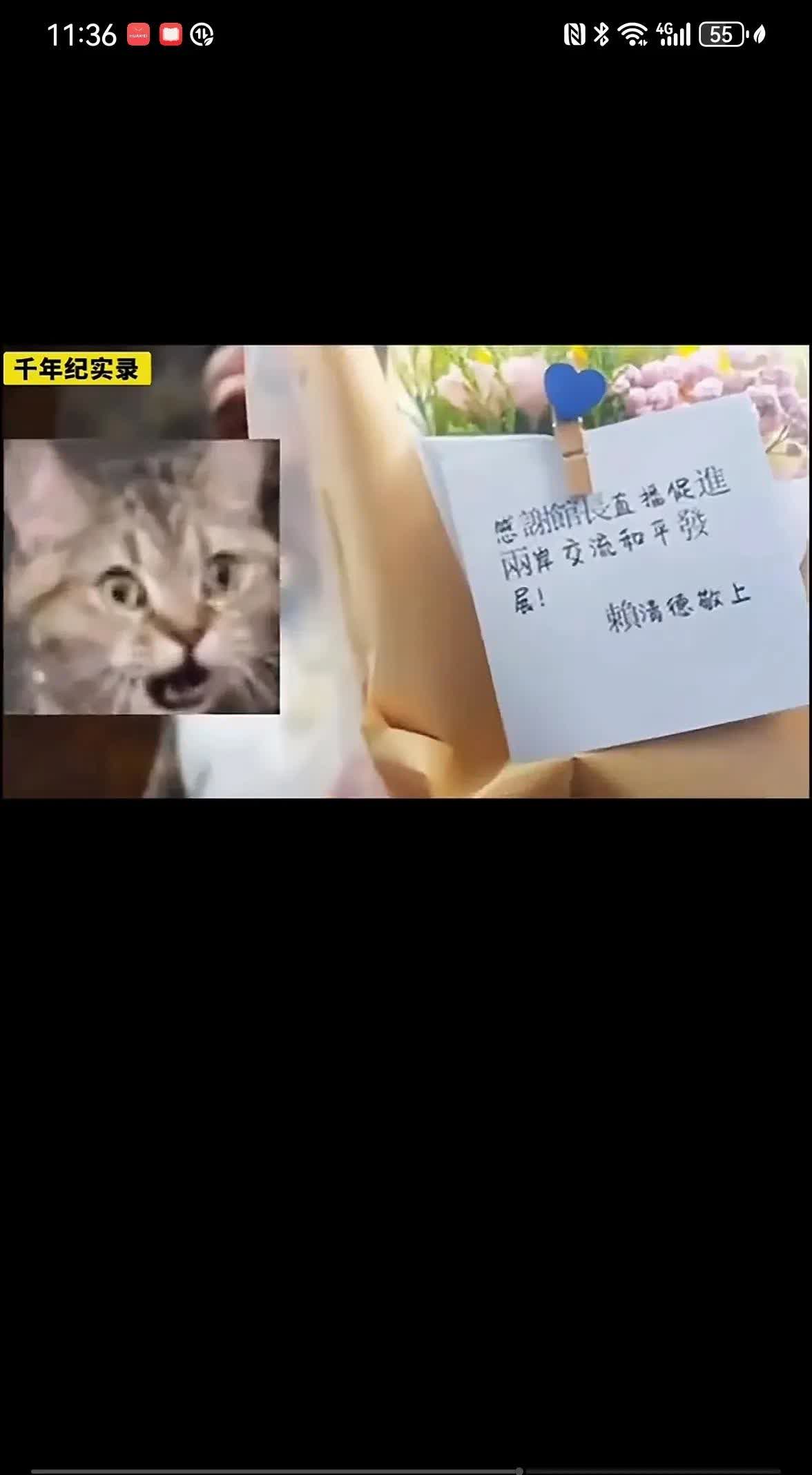网友脑洞大开，代赖清德送花给馆长

虽说是搞笑，其实两岸和平，就在赖及民进党