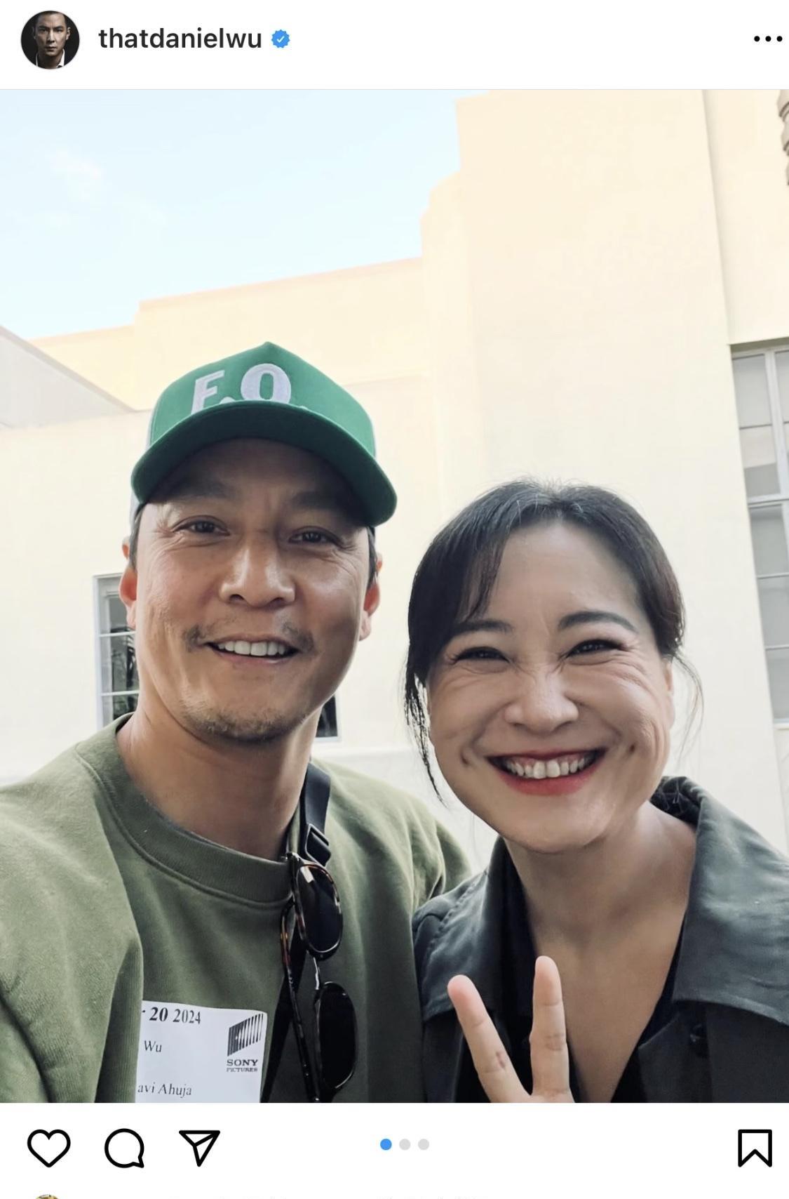 谁和吴彦祖合照能不开心呢？贾玲也不例外……
#吴彦祖# 
#贾玲# 
#万能生活