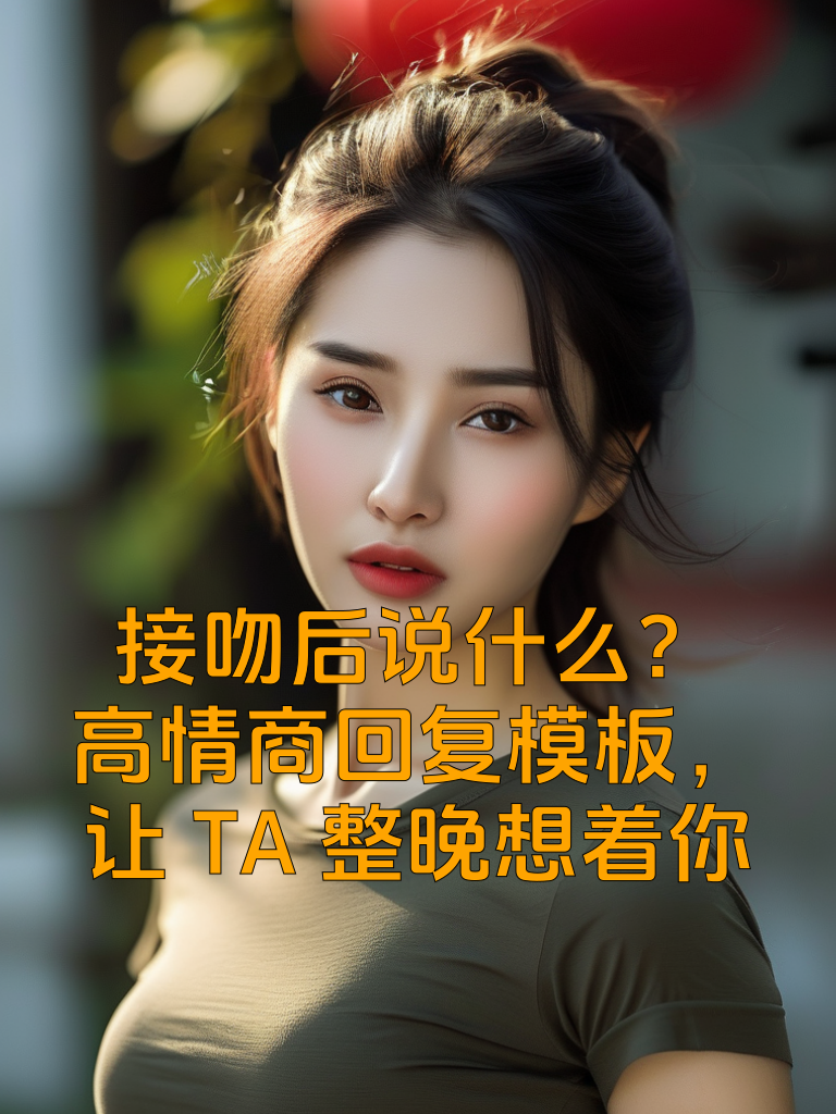 接吻后说什么？高情商回复模板，让TA整晚想着你