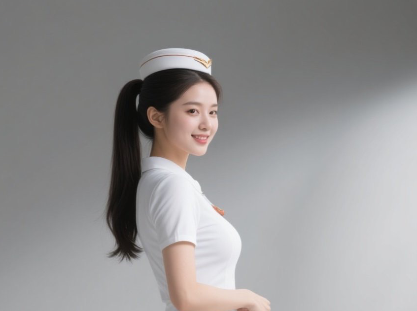 冷傲美人侧颜，神秘引人遐想