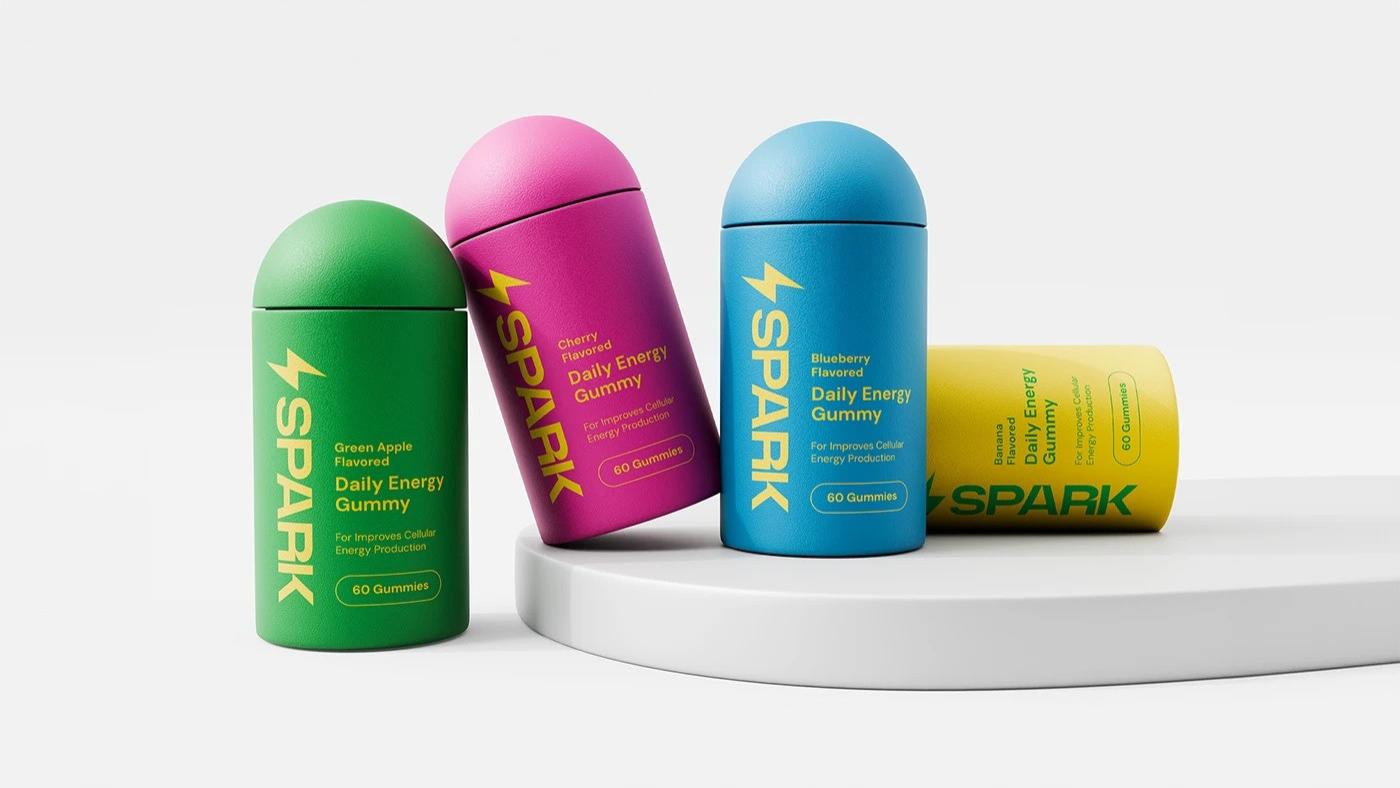 营养补充剂⚡️Spark品牌的包装设计