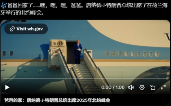 该说不说，在整活这一块，美国白宫是不遑多让的，在北约峰会上出现“爸爸事件”戏剧性