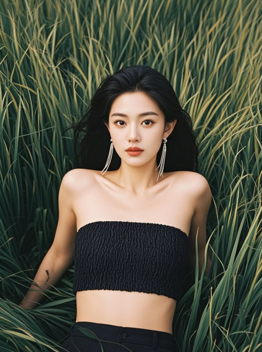 她是自然写下的诗句，慵懒又致命地迷人