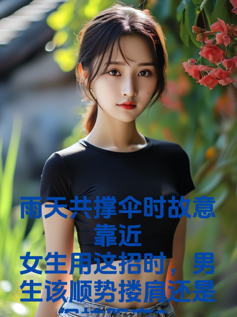雨天共撑伞时故意靠近：女生用这招时，男生该顺势搂肩还是保持距离？