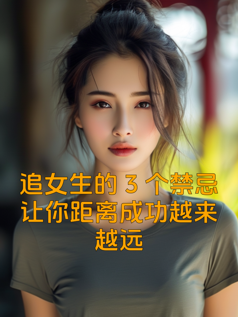 追女生的3个禁忌，让你距离成功越来越远