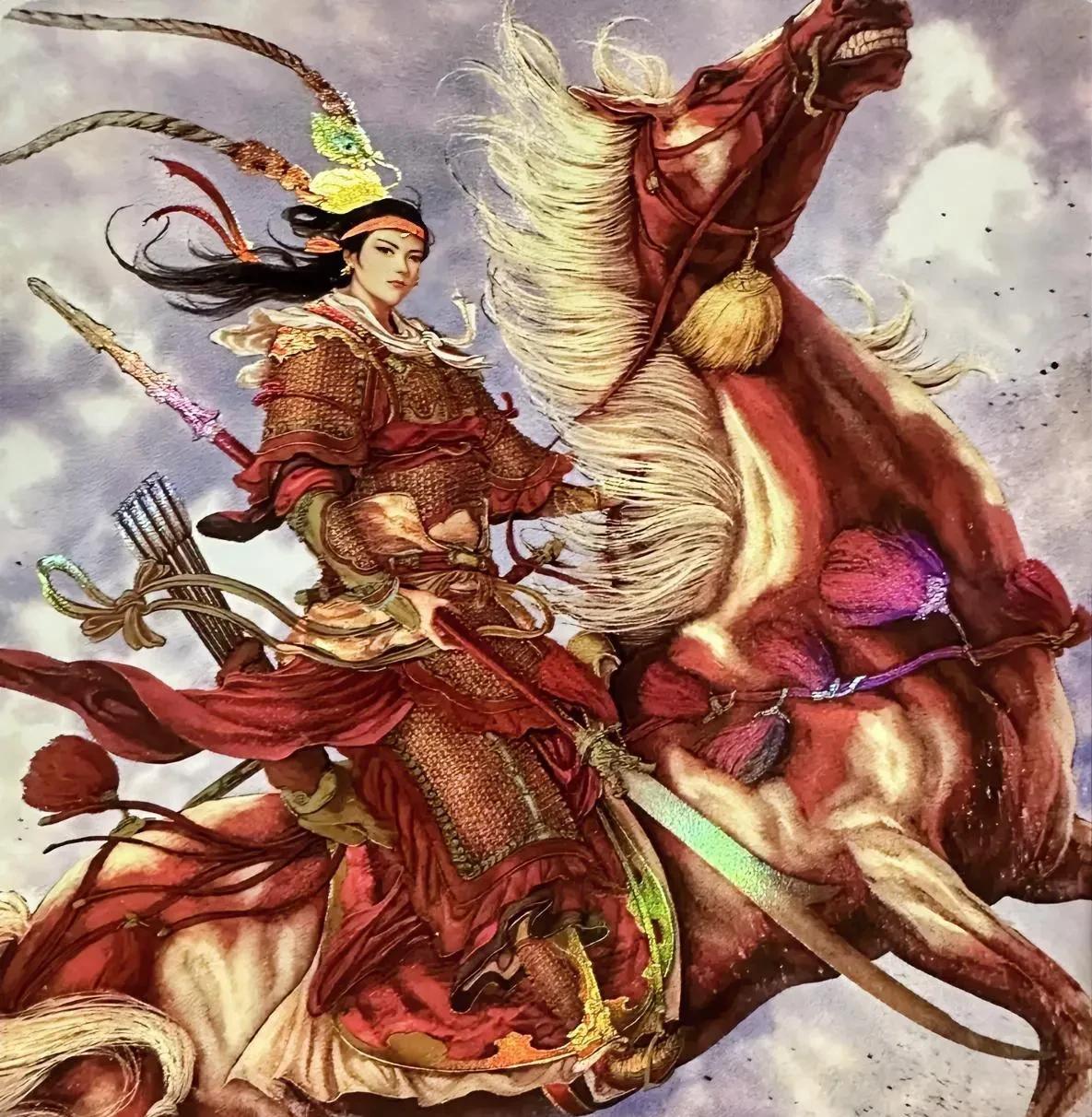 西凉公主侬艳花被杨文广伤透了心，为了杨文广三番两次把西凉的军粮送到宋营，如今杨文