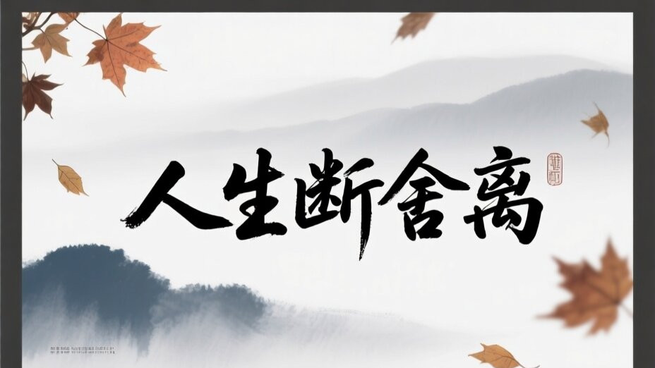 人生需要断舍离：给生活做减法，为幸福做加法