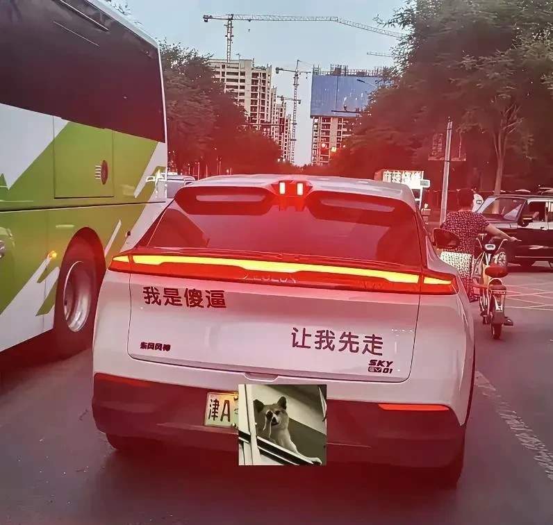 如果你开车的时候遇到这辆车，你会让吗？