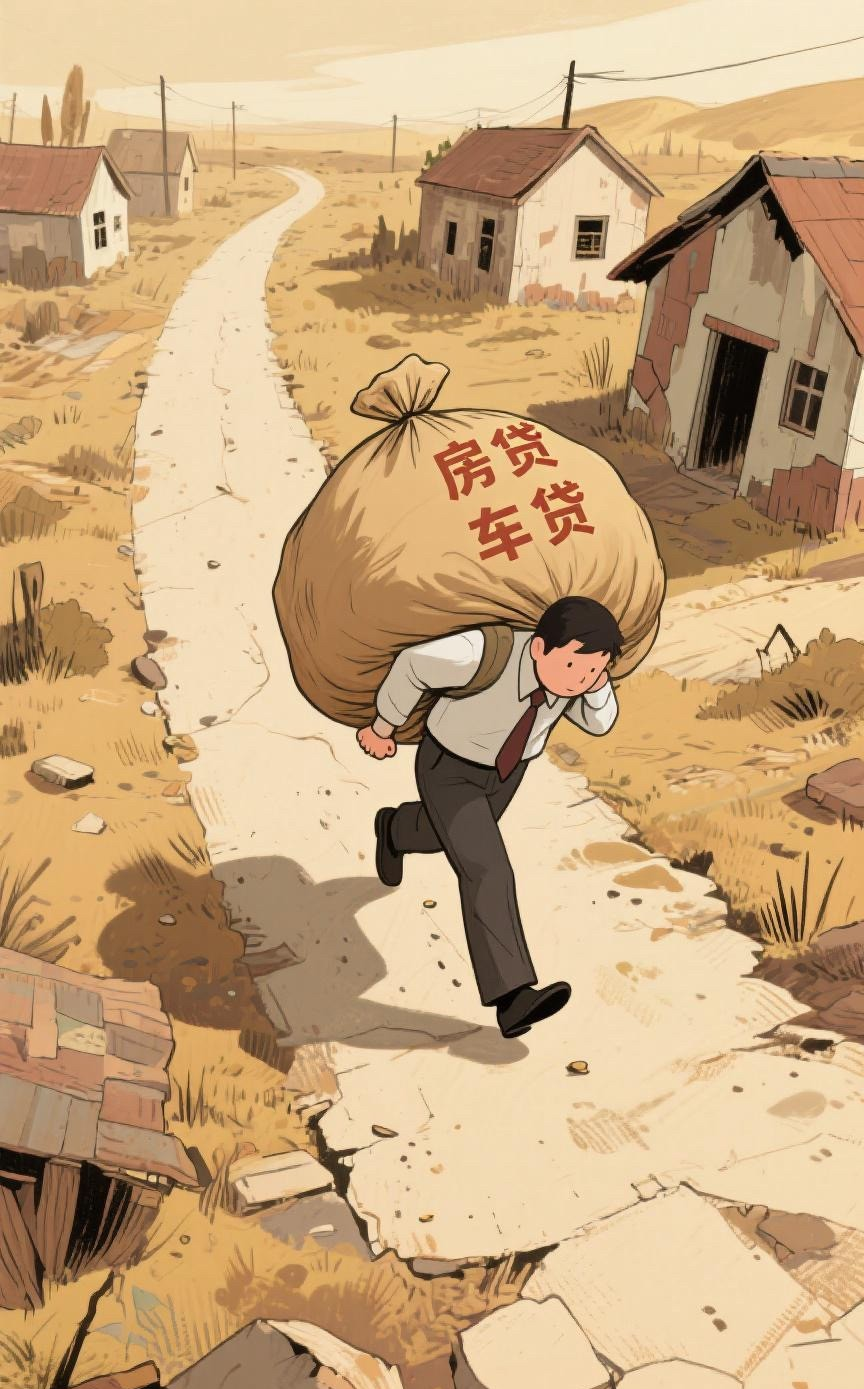 发现了吗？
现在的很多年轻人，
已经被房贷、车贷，
压得喘不过气来了.
不得不说