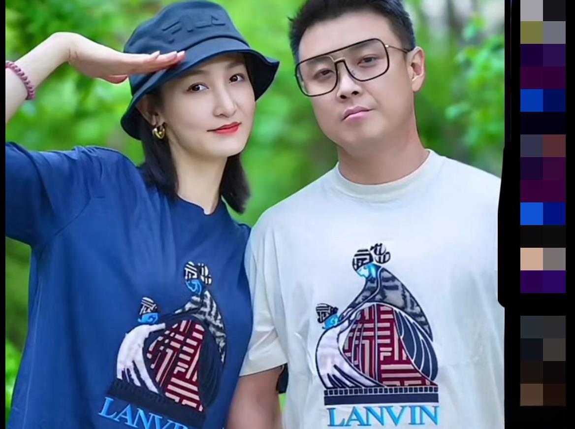 王皓夫妻俩真般配啊！生活中王皓帅帅的，闫博雅美美的！两个儿子海苔和海螺一个像妈妈