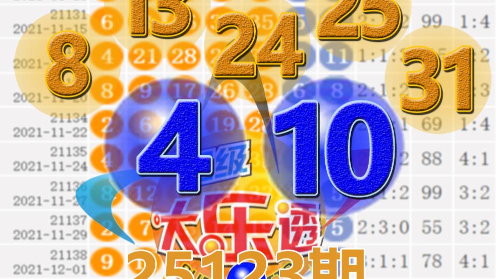 大乐透25123期开奖结果：9注一等奖，后区4-10