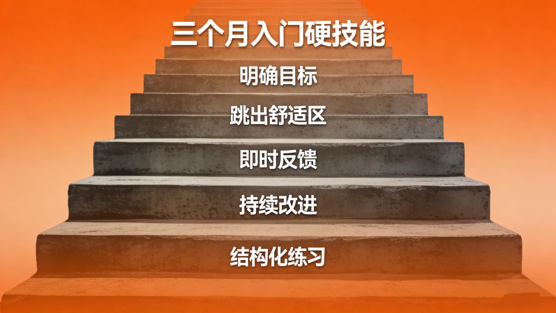 如何用“刻意练习”法则，三个月入门一项硬技能