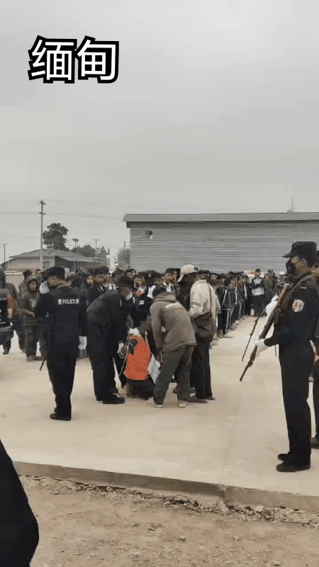 瓦邦死刑犯枪决前一刻





缅甸瓦邦一名死刑犯即将被执行枪决。他跪在地上喝完