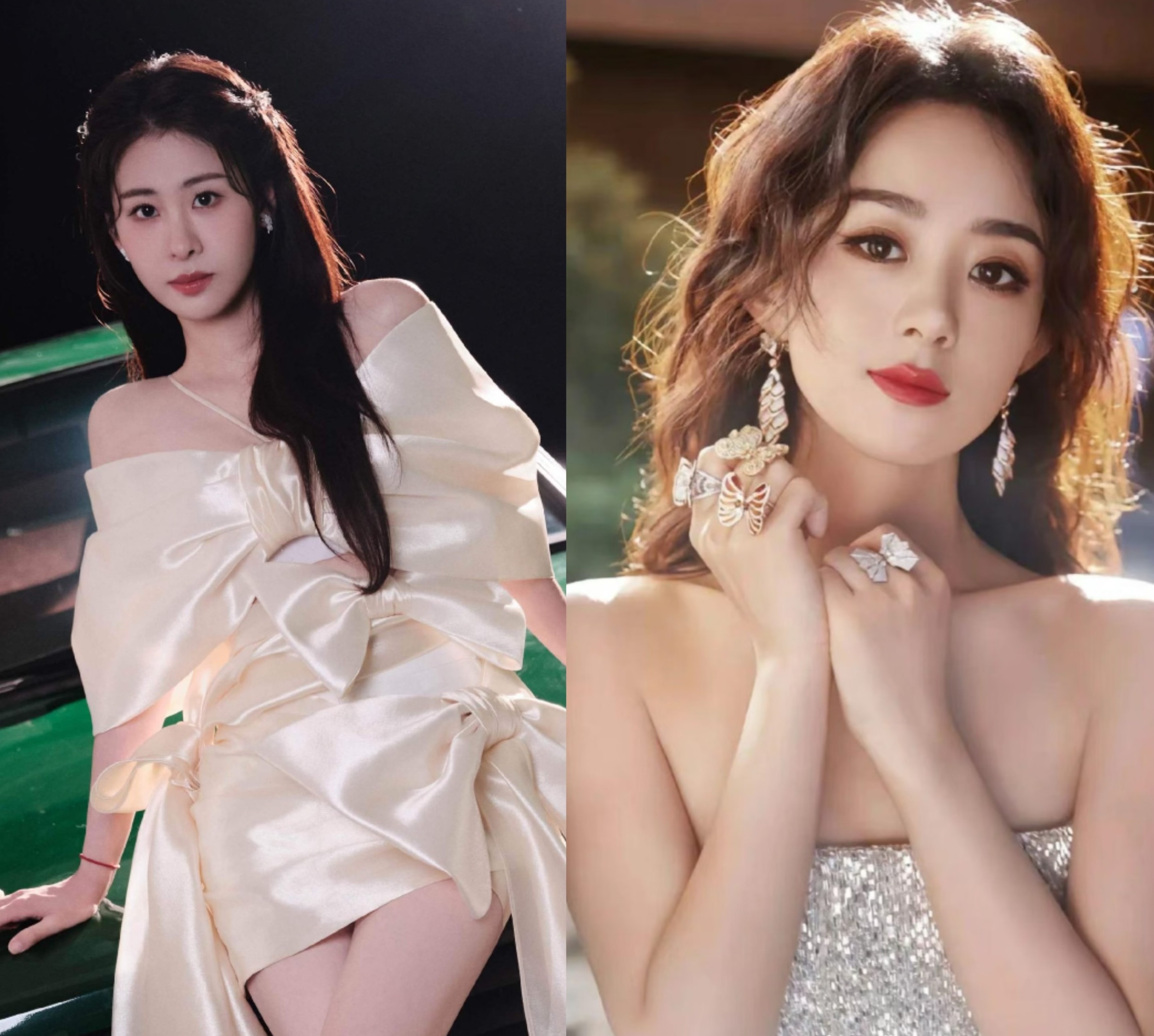 我问我妈，
如果我哥要娶媳妇，
在张碧晨和赵丽颖之间选一个，她会选谁。

我